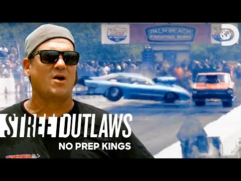 Huge Crash! Jerry Bird vs Tony McKinney | Street Outlaws: No Prep Kings