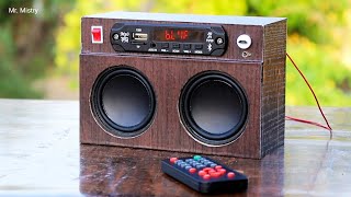 Make Bluetooth, USB, SD Card and FM Speaker