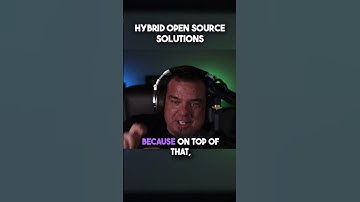 Hybrid Open Source Solutions... with Commercial Offering