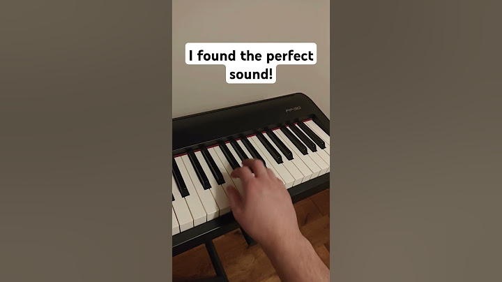 I found the perfect sound! #piano