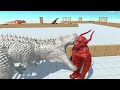 INDOMINUS REX DOING UNIT CHALLENGE V2 - Animal Revolt Battle Simulator