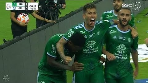 ملخص مباراة الاهلي والاخدود 1-0 - اسيست فيرمينو اليوم وتألق محرز - اهداف الاهلي السعودي