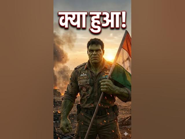 HULK Hindi Video | जब हल्क ने वंदे मातरम का मिशन जीत लिया | Emotional Desi Comedy #shortsindia