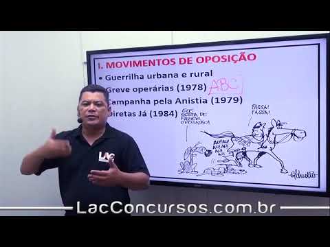 Concurso PM SP - História - Redemocratização - Prof. Brenão - Monster  Concursos 