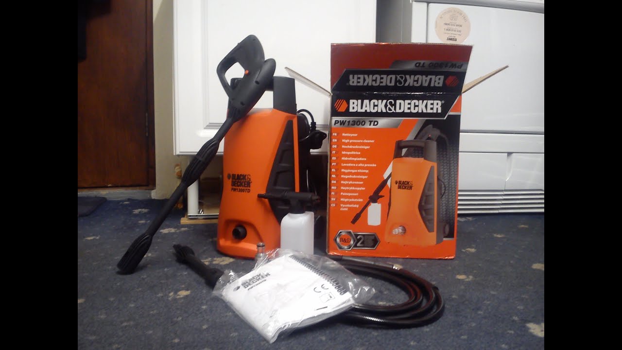 Black & Decker BD-PW1300TD 220volts Pressure Washer - World Import