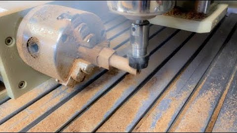 Testing the 4th Axis On My CNC Router..