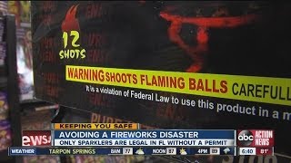 Fireworks safety for Independence Day