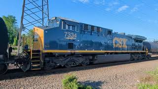 CSX Freight and NJT at the Bound Brook NJ station 6/1/26,
