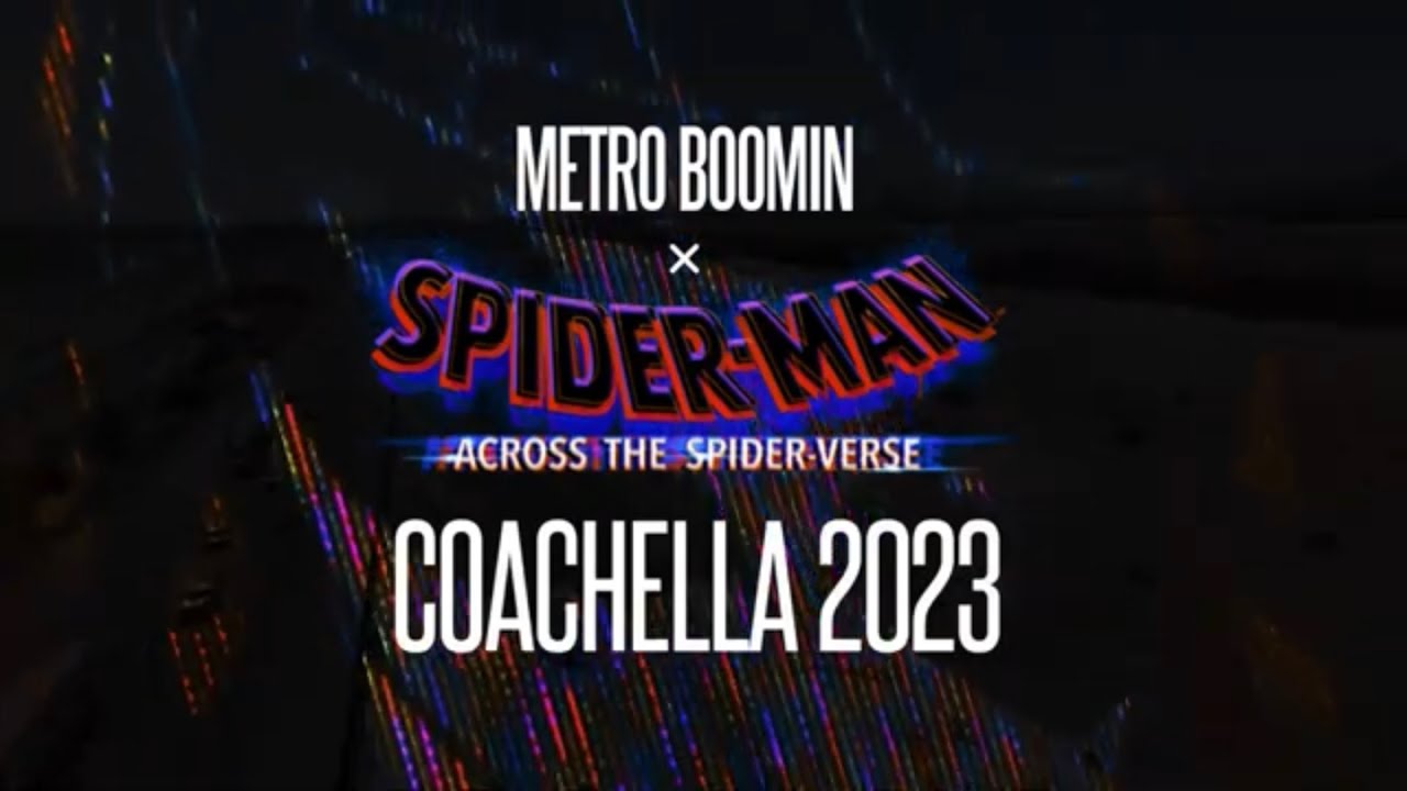 Metro Boomin x SpiderMan Across the SpiderVerse Coachella 2023