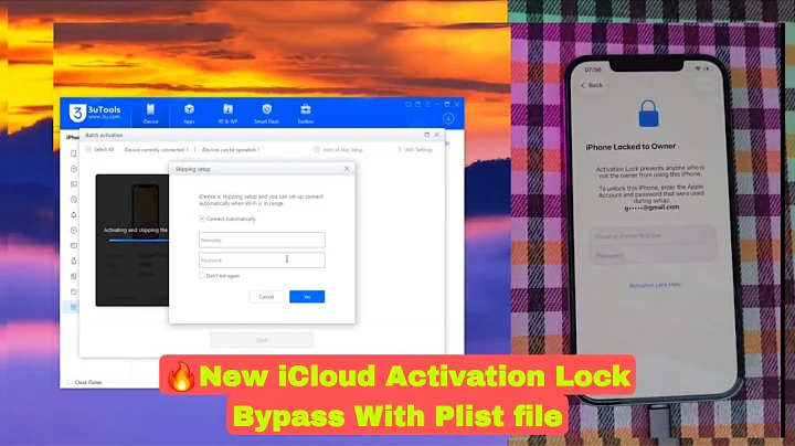 New iCloud Activation Lock Bypass A12+ iPhone/iPad With Plist File 3uTools  ( FREEE)