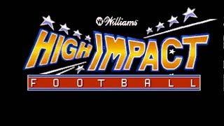 Arcade ( ) High Impact Football (1990) Longplay (Williams Electronic Games)