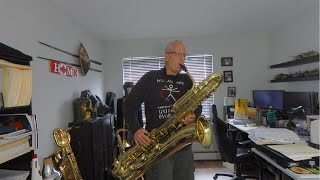 Happy Birthday, Today on Bass Saxophone