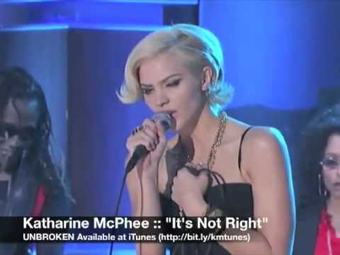 Katharine McPhee :: It's Not Right (Live on Jimmy Kimmel)