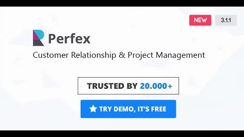 How to Install Perfex CRM - Powerful Open Source CRM; Customer Relationship & Project Management