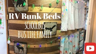 In this episode with Mapping Happiness - Bus Life Family we take you through process of our School Bus Conversion Bunk Bed 