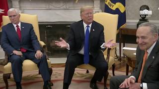 President Trump Meets with the Senate Minority Leader and the House Speaker-Designate