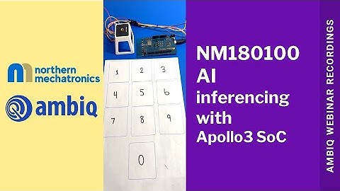 NMI Delivered Local AI Inferencing on NM180100 with Ambiq Apollo3 SoC in 1.35 seconds!