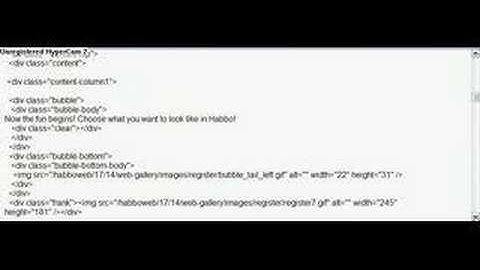 Coding the habbo login page!