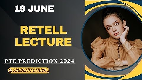 PTE RETELL LECTURE June 2024 ||  Retell lecture Templates June 2024