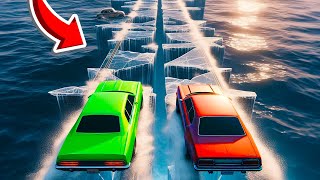 MASINI vs DRUM de STICLA in GTA 5!