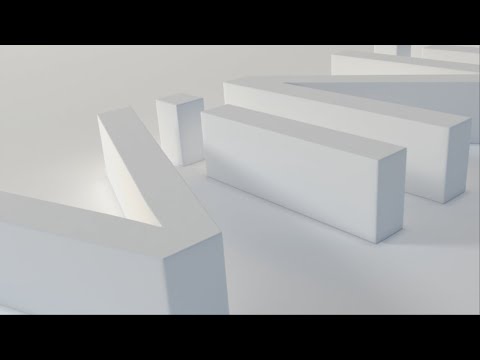 [이젠아카데미 포트폴리오] 3D 영상편집반 강승일 학생작품 | 3D 로고 애니메이션