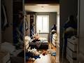 From Nightmare Room to Dream Bedroom #beforeafter #satisfying #timelapse #cleaning #transformation