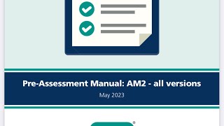 AM2 pre assessment manual