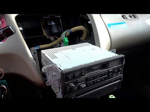 How To 1998 to 2002 Honda Accord Stereo Removal