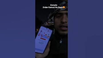 Zomato Order Cancel Ho Gaya 😡 #zomato #shorts #ytshorts #cancel #deliveryjobs