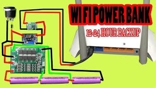 12 hour backup for wifi router (router power bank)हिंदी में