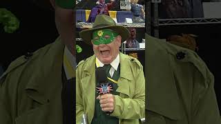 Dad jokes with OG superhero Green Hornet cosplayer at Motor City Comic Con #cosplay #greenhornet