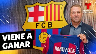 Las promesas de Hansi Flick tras llegar al Barcelona | Telemundo Deportes by Telemundo Deportes 1,458 views 1 day ago 1 minute, 52 seconds