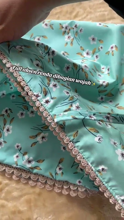 Mukena Dewasa Travel 2in1 Motif Bunga Cantik#mukenabestseller #mukenatravel #mukenaartis #mukena