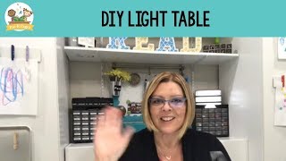 Celebrity DIY Light Table for Preschool Wealth