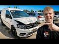 I BOUGHT A CRASHED VOLKSWAGEN CADDY FROM COPART!