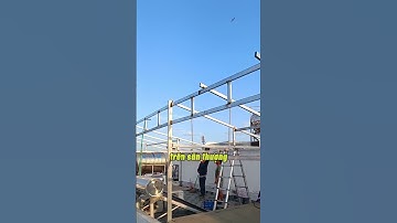 Một số lưu ý khi lắp đặt giàn khung đỡ tấm pin mặt trời trên mái bằng.