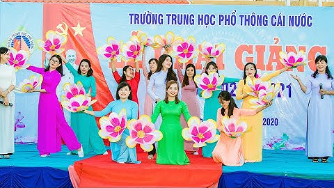 Chào năm học mới_Tuyền_Ngân_Thia và Top múa các cô giáo trường THPT Cái Nước