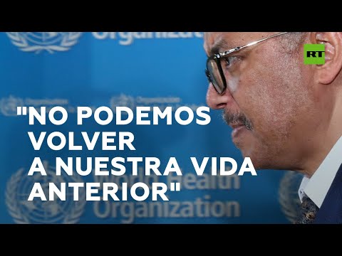 El director de la OMS llora en una rueda de prensa