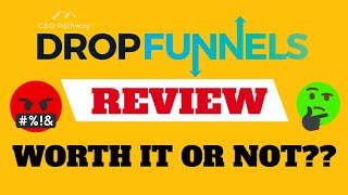 DROPFUNNELS REVIEW- GOOD CLICKFUNNELS ALTERNATIVE? REVIEW AFTER THE DROPFUNNELS TRIAL 👎😡👍