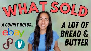 Bread and Butter Sales With a Bolo or Two: What Sold While I Was on Vacation!
