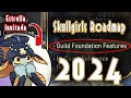 Nuevas estrellas invitadas futuro contenido alianzas  skullgirls roadmap 2024 con drexo