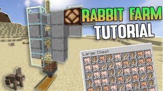 EASY Minecraft Rabbit Farm  (Escape Proof!)