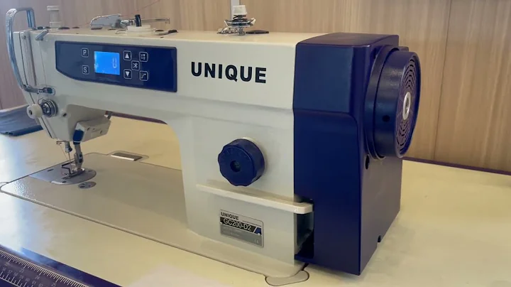 High speed direct drive single needle lockstitch sewing machine with thread trimmer