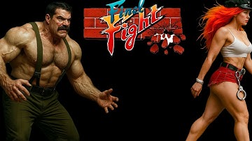 Final Fight │ Characters make real (AI reimagined)