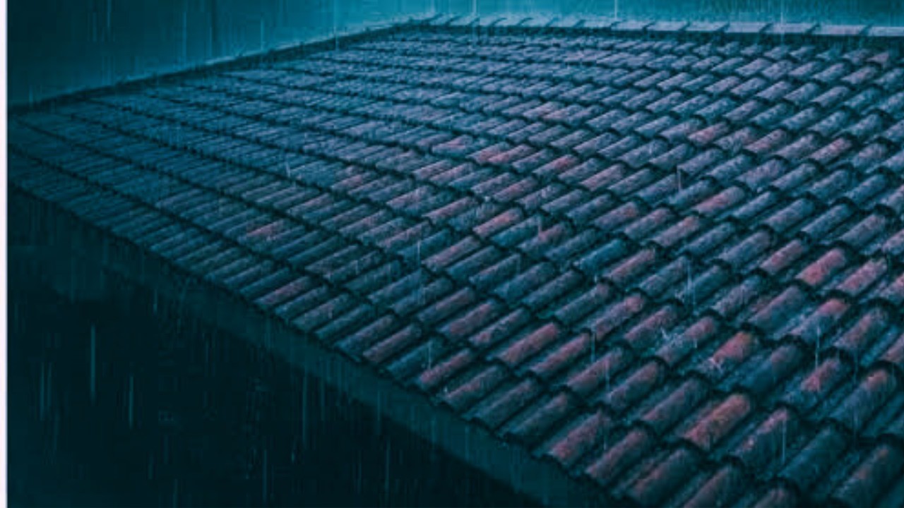 Heavy Rain Sounds in the Deep Night with Soft Thunder for Deep Sleep