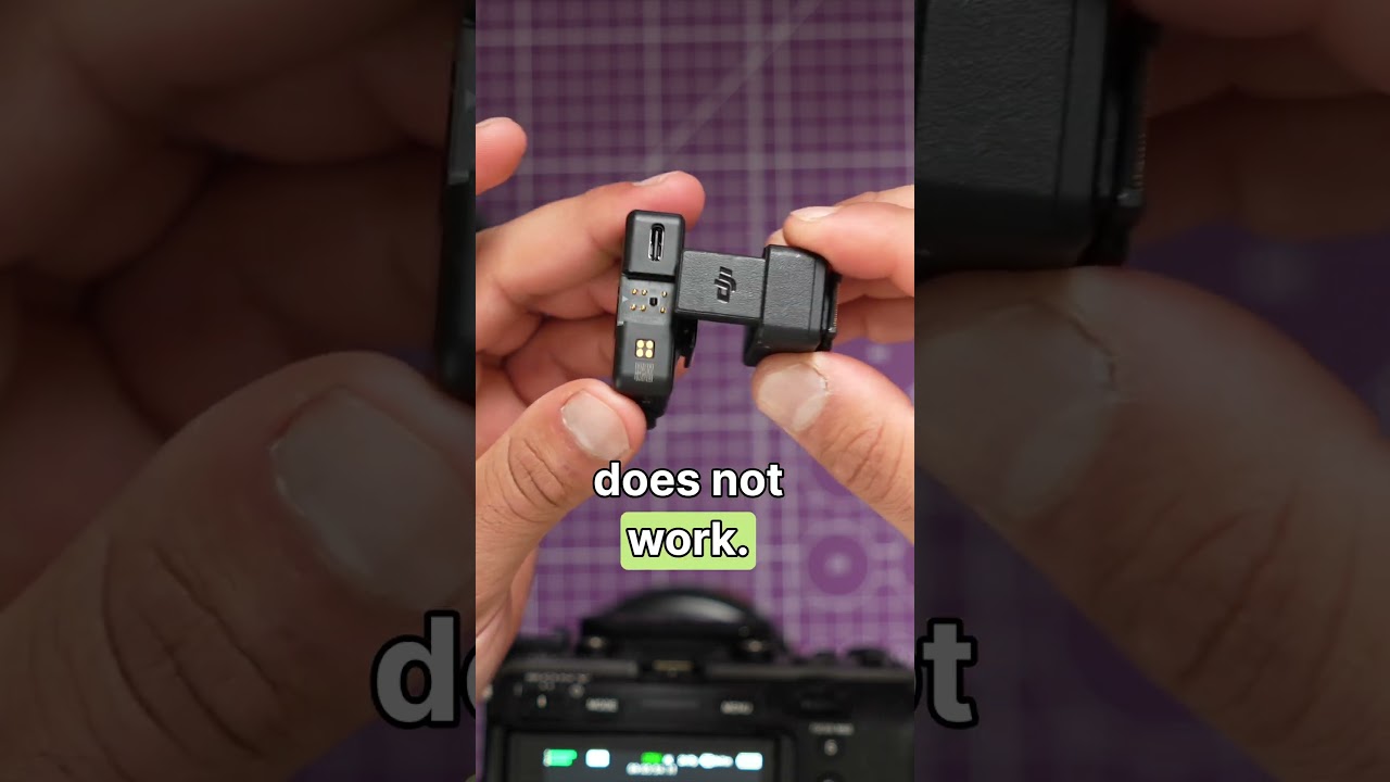 DJI Mic Mini with NO CABLES on Sony Cameras is HERE! For all the content creators! 