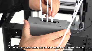 Flashforge Adventurer 5X Install the IFS module and spool holder