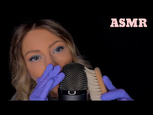 ASMR•Mouth Sounds with Glove Sounds & Visual Triggers