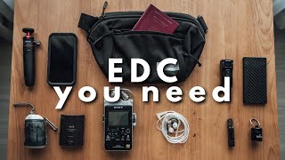 MUST HAVE EDC SLING BAG! TECH &amp; FIELD RECORDING COMBINED?!