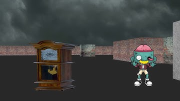 Sprites Added to  Raycasting Game in Python and PyGame